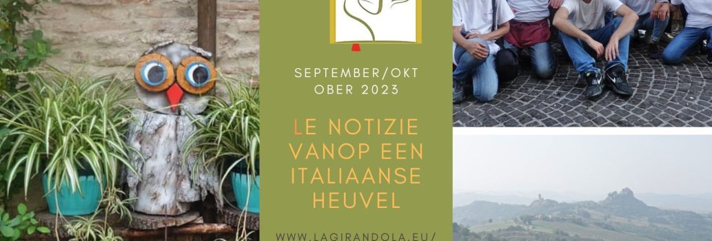 Nog even genieten van de lange nazomer op de Girandola !